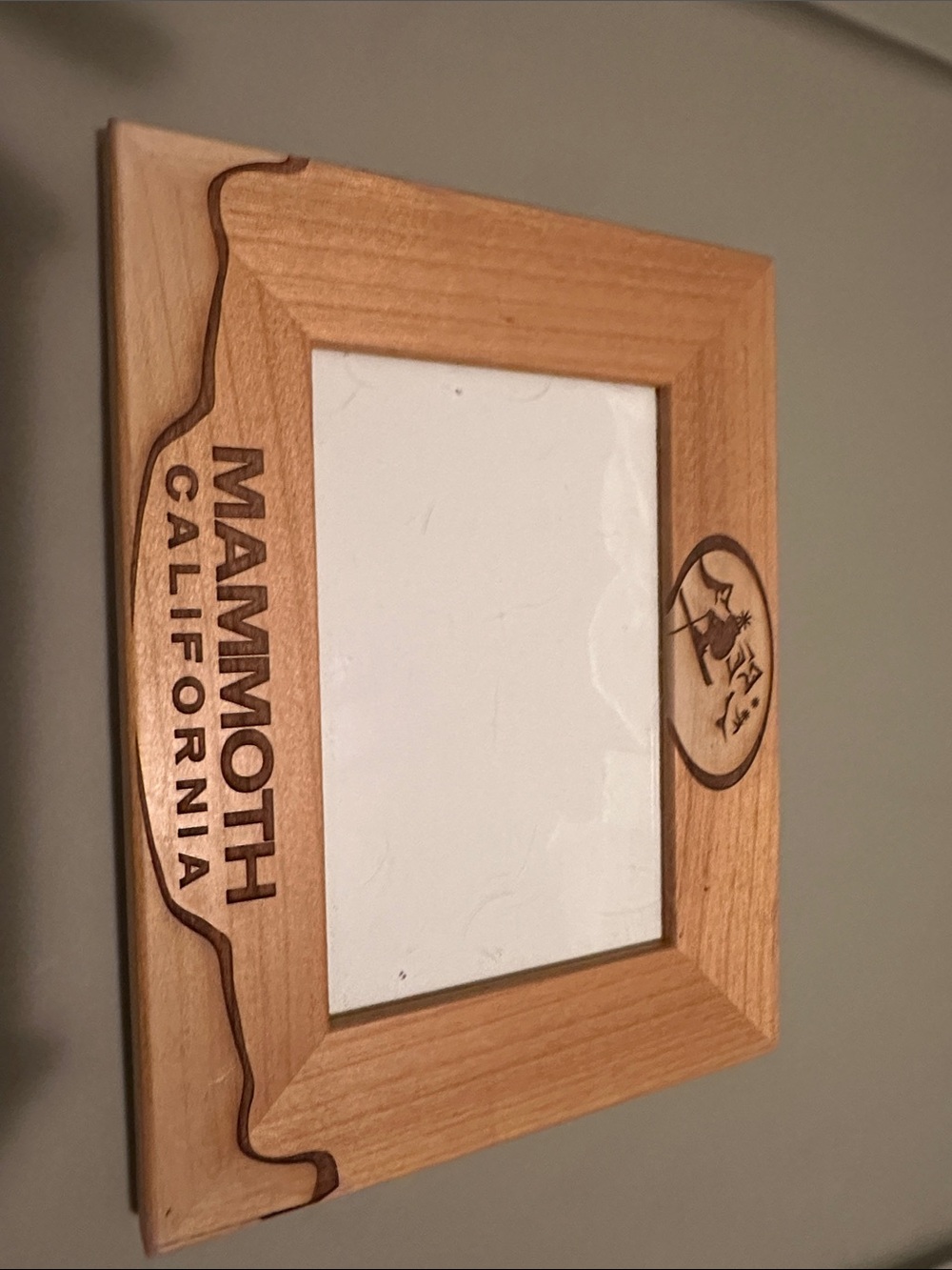 Mammoth Mountain wood photo picture frame 4x6